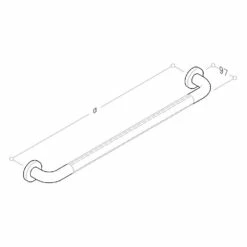 Silver Age System Handtuchstange 60 Cm, Mit Struktur -KEUCO Verkauf megabad profi collection serie silver age 8704340