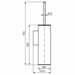 Ideal Standard Connect Bürstengarnitur, Wandhängend