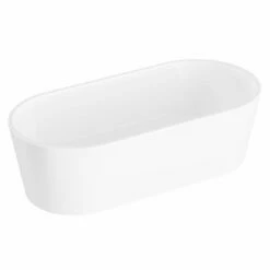 Pianura Valentina Badewanne Oval Freistehend 190 X 90 Cm Mit Schürze Und Verdecktem Überlauf