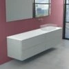 Progettobagno Elba Modular Waschtischkonsole 200 Cm, Ausführung Rechts