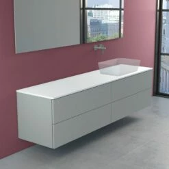 Progettobagno Elba Modular Waschtischkonsole 200 Cm, Ausführung Rechts