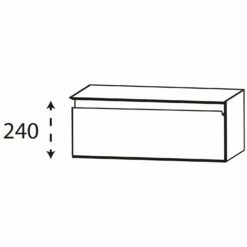 Puris B • Straight Unterschrank 60 X 30 X 24 Cm, Mit 1 Auszug