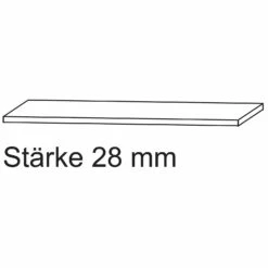 Puris C!puro / C!mano Ablageplatte 30,2 Cm In Standardtiefe, Stärke 2,8 Cm