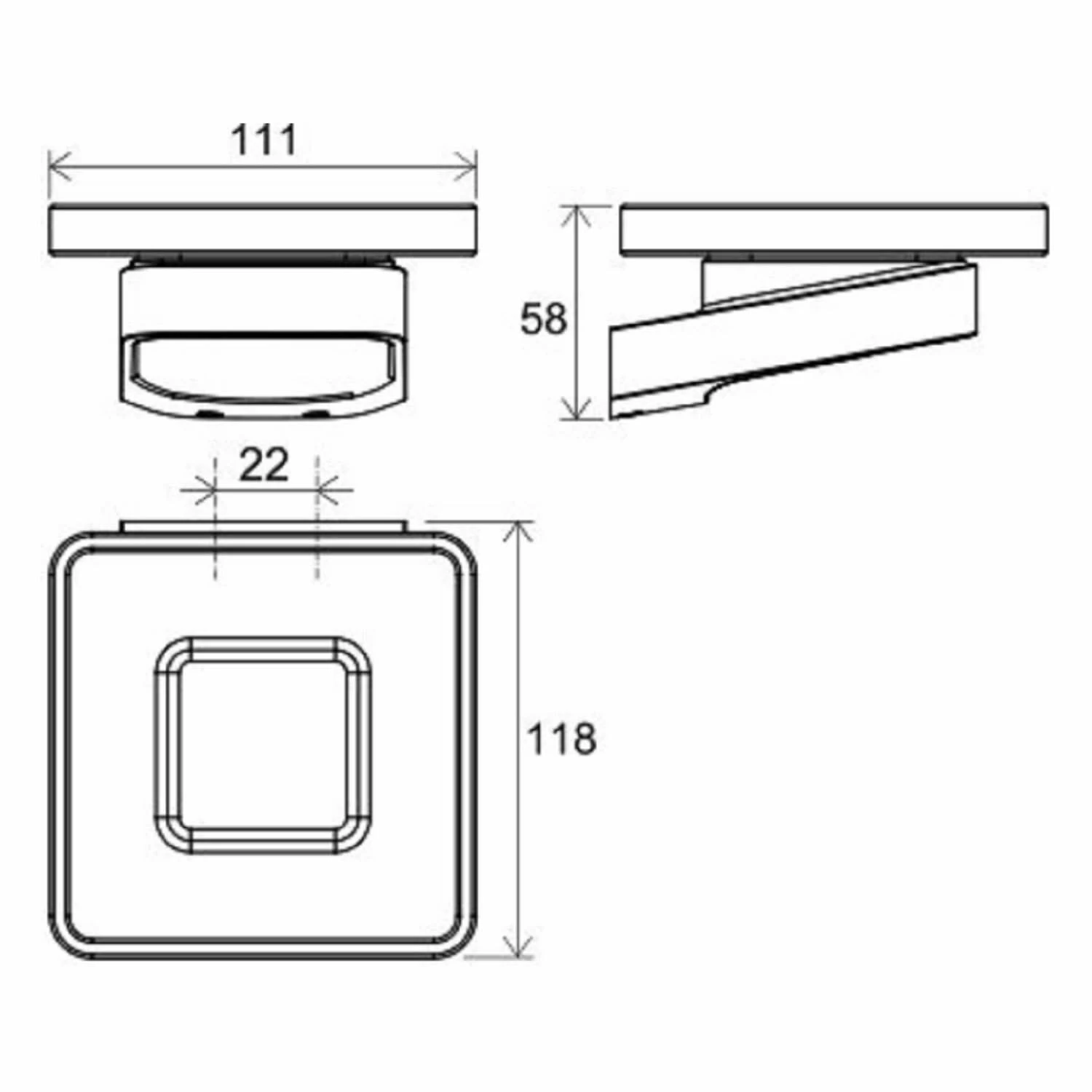 RAVAK 10° Seifenschale 4 RAVAK 10° Seifenschale – Bild 4