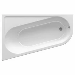 RAVAK Chrome Asymmetrische Badewanne 170 X 105 Cm, Links