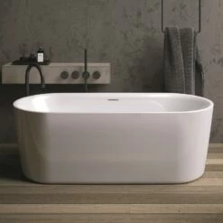 Riho Modesty Freistehende Badewanne 170 X 76 Cm Mit Sparkle Mood