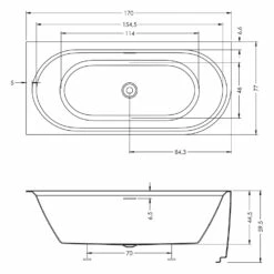 Riho Desire Corner Back-2-Wall Vorwand-Badewanne 170 X 77 Cm, Rechts, Mit LED Beleuchtung -KEUCO Verkauf riho badewannen vorwand modelle desire corner 12105804