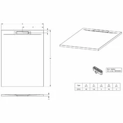 Riho Isola Duschwanne In Schieferoptik 120 X 90 Cm -KEUCO Verkauf riho duschwannen rechteckduschwannen isola schieferoptik 120 4505060