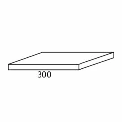 Sanipa 3way Abdeckplatte 30 X 20,2 X 1,65 Cm