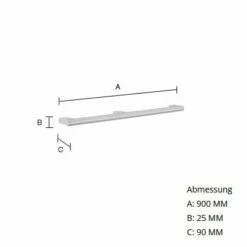 Smedbo Living Wandhaltegriff 90 Cm -KEUCO Verkauf smedbo barrierefreies bad living wandhaltegriff 90 6447421