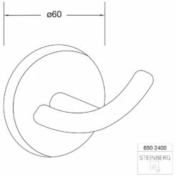 Steinberg Serie 650 Handtuchhaken Doppelt -KEUCO Verkauf steinberg accessoires serie 650 handtuchhaken doppelt 2209270