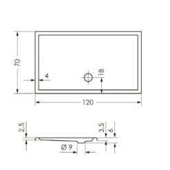Steinkamp Life Duschwanne 120 X 70 Cm