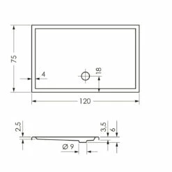 Steinkamp Life Duschwanne 120 X 75 Cm
