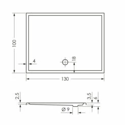 Steinkamp Life Duschwanne 130 X 100 Cm