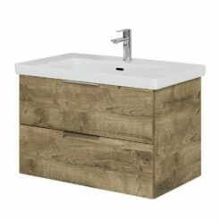 Steinkamp Living 2.0 Waschtischunterschrank 75 Cm Mit Villeroy & Boch Subway 3.0 Waschtisch 80 Cm Mit Überlauf