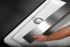 Steinkamp Living Duschwanne 140 X 80 Cm Mit Ablaufrinne, Superflach