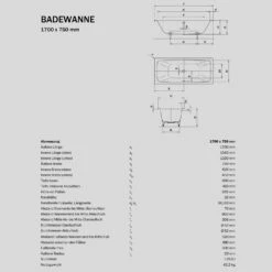 Neue Veröffentlichungen -KEUCO Verkauf sturotec badewannen eck 170 x 75 6855545