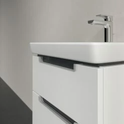 Villeroy & Boch Subway 2.0 Waschtischunterschrank XXL 48,5 Cm, Griffe Silberfarbig Matt, 2 Auszüge -KEUCO Verkauf villeroy boch alle kollektionen subway 2 9409958