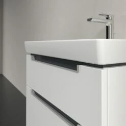 Villeroy & Boch Subway 2.0 Waschtischunterschrank XXL 63,7 Cm, Griffe Silber Matt, 2 Auszüge -KEUCO Verkauf villeroy boch alle kollektionen subway 2 9410063