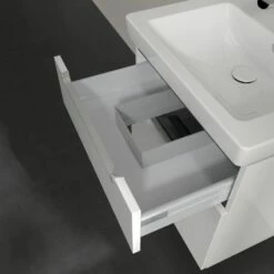 Villeroy & Boch Subway 2.0 Waschtischunterschrank XXL 58,7 Cm, Griffe Silberfarbig Matt, 2 Auszüge -KEUCO Verkauf villeroy boch alle kollektionen subway 2 9410657