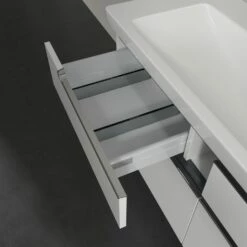 Villeroy & Boch Subway 2.0 Waschtischunterschrank XXL 128,7 Cm, Griffe Chromfarbig Glänzend, 4 Auszüge -KEUCO Verkauf villeroy boch alle kollektionen subway 2 9410825