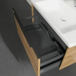 Villeroy & Boch Subway 3.0 Badmöbel-Set 80 Cm, Griff Volcano Black, 1 Auszug -KEUCO Verkauf villeroy boch alle kollektionen subway 3 10288124