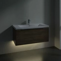 Villeroy & Boch Subway 3.0 Waschtischunterschrank 97,3 Cm, 1 Auszug, Griff Glänzend, Mit LED-Licht -KEUCO Verkauf villeroy boch alle kollektionen subway 3 9554690