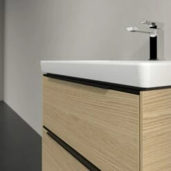 Villeroy & Boch Subway 3.0 Waschtischunterschrank 57,2 Cm, 2 Auszüge, Griffe Volcano Black, Ohne LED-Licht -KEUCO Verkauf villeroy boch alle kollektionen subway 3 9557537