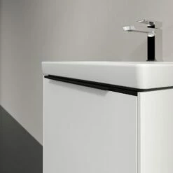 Villeroy & Boch Subway 3.0 Waschtischunterschrank 52,3 Cm, 1 Auszug, Griff Volcano Black, Ohne LED-Licht -KEUCO Verkauf villeroy boch alle kollektionen subway 3 9557693