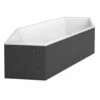 Villeroy & Boch Squaro Slim Duo Sechseckbadewanne 189,2 X 79,4 Cm