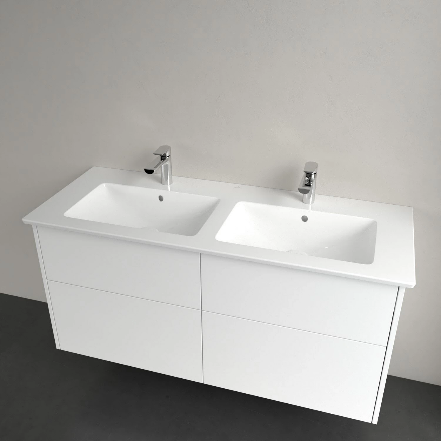 Villeroy & Boch Finero Waschtischunterschrank 130 Cm Mit Doppelwaschtisch, 4 Auszüge 7 Villeroy & Boch Finero Waschtischunterschrank 130 Cm Mit Doppelwaschtisch, 4 Auszüge – Bild 7