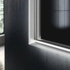 Zierath DEEP LED-Lichtspiegel 130 X 70 Cm Mit Raumschalter, Purist Aluminium