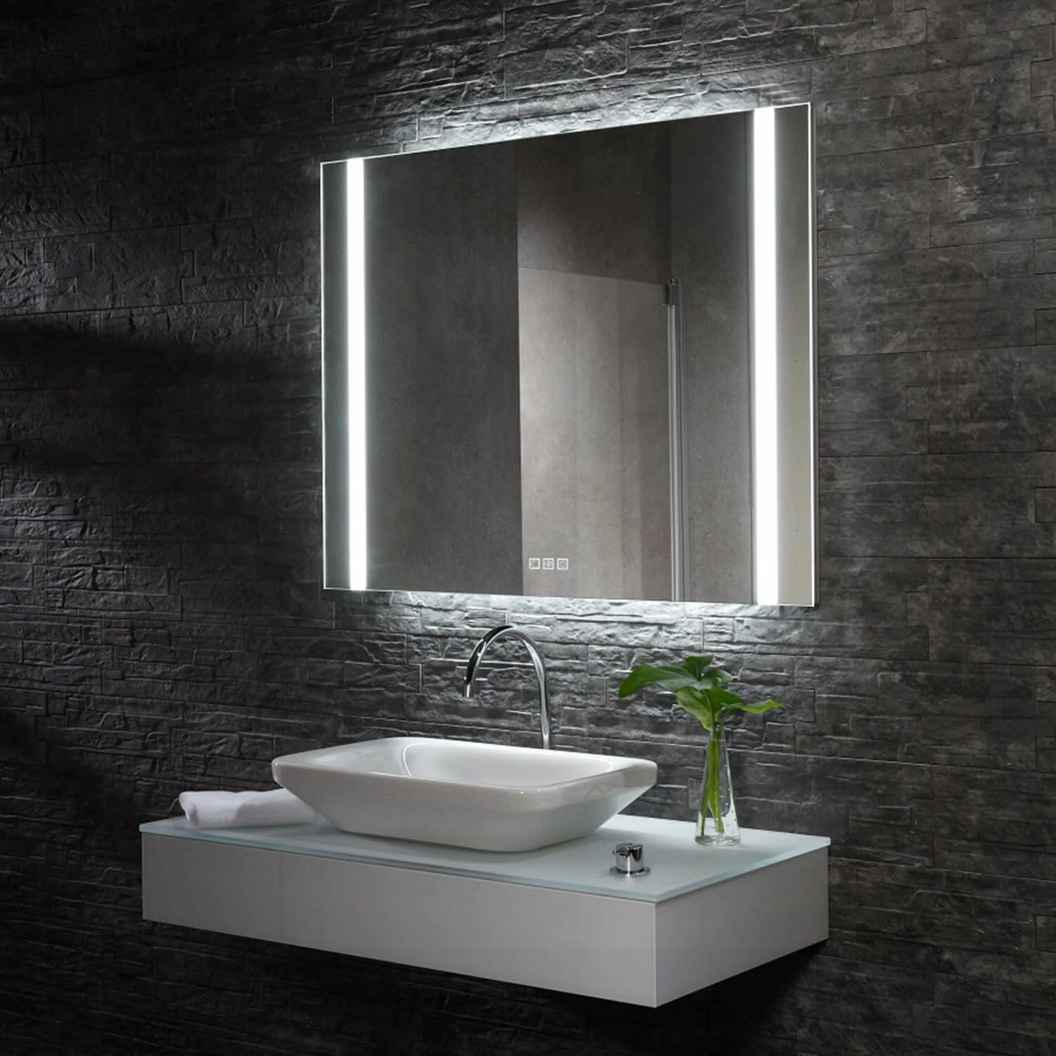 Zierath YOURSTYLE LED-Lichtspiegel 60 X 80,6 Cm Mit Easy-Touch-Display, Deluxe 1 Zierath YOURSTYLE LED-Lichtspiegel 60 X 80,6 Cm Mit Easy-Touch-Display, Deluxe