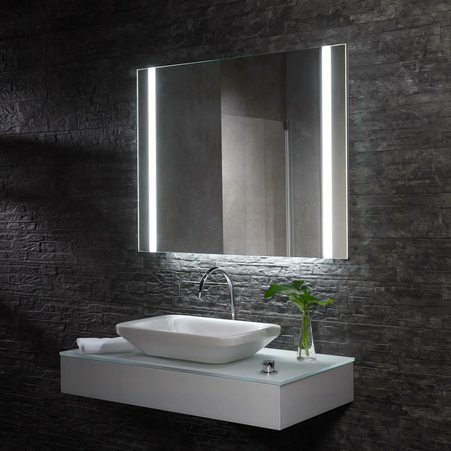 Zierath YOURSTYLE LED-Lichtspiegel 80 X 80,6 Cm Mit Raumschalter, Premium 1 Zierath YOURSTYLE LED-Lichtspiegel 80 X 80,6 Cm Mit Raumschalter, Premium