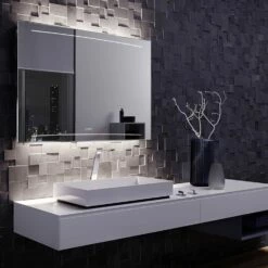 Zierath Z1 LED-Lichtspiegel 100 X 80 Cm Mit Easy-Touch-Display, PRO Lichttechnik